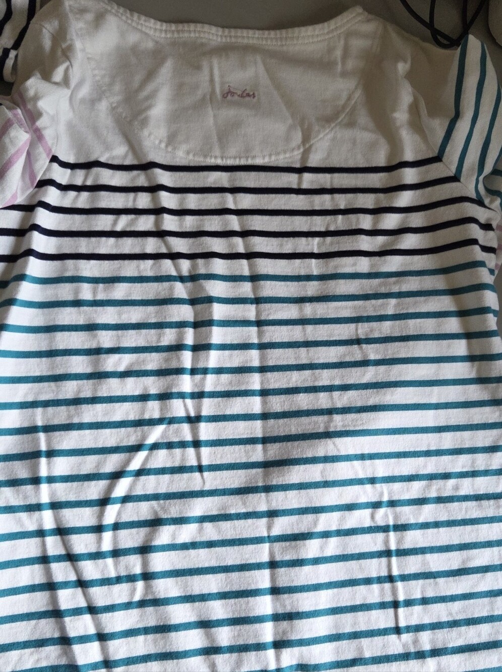 Joules Striped Long Sleeve Top Size US 10 / EU 42 - Picture 3 of 5